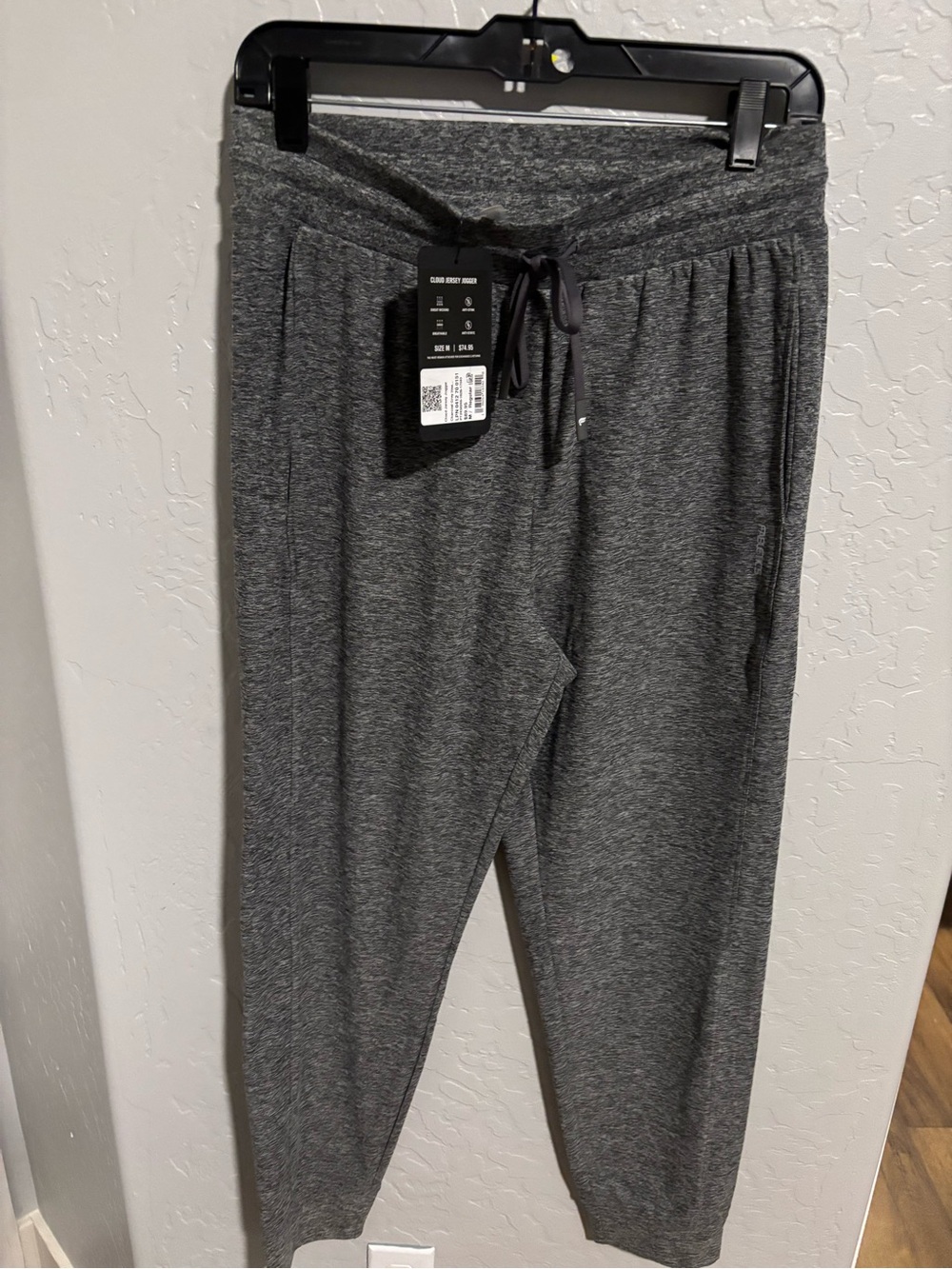Fabletics Heather Gray Drawstring Joggers